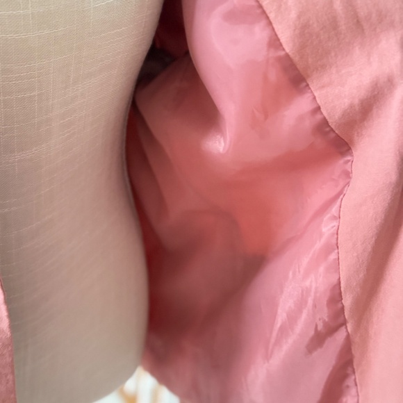 Women's Orvis Pink Linen Blend Blazer, Fully Lined, Size 14 - Picture 8 of 11